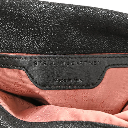Stella McCartney Shaggy Deer Mini Falabella Fold Over Tote Black 6 of 10