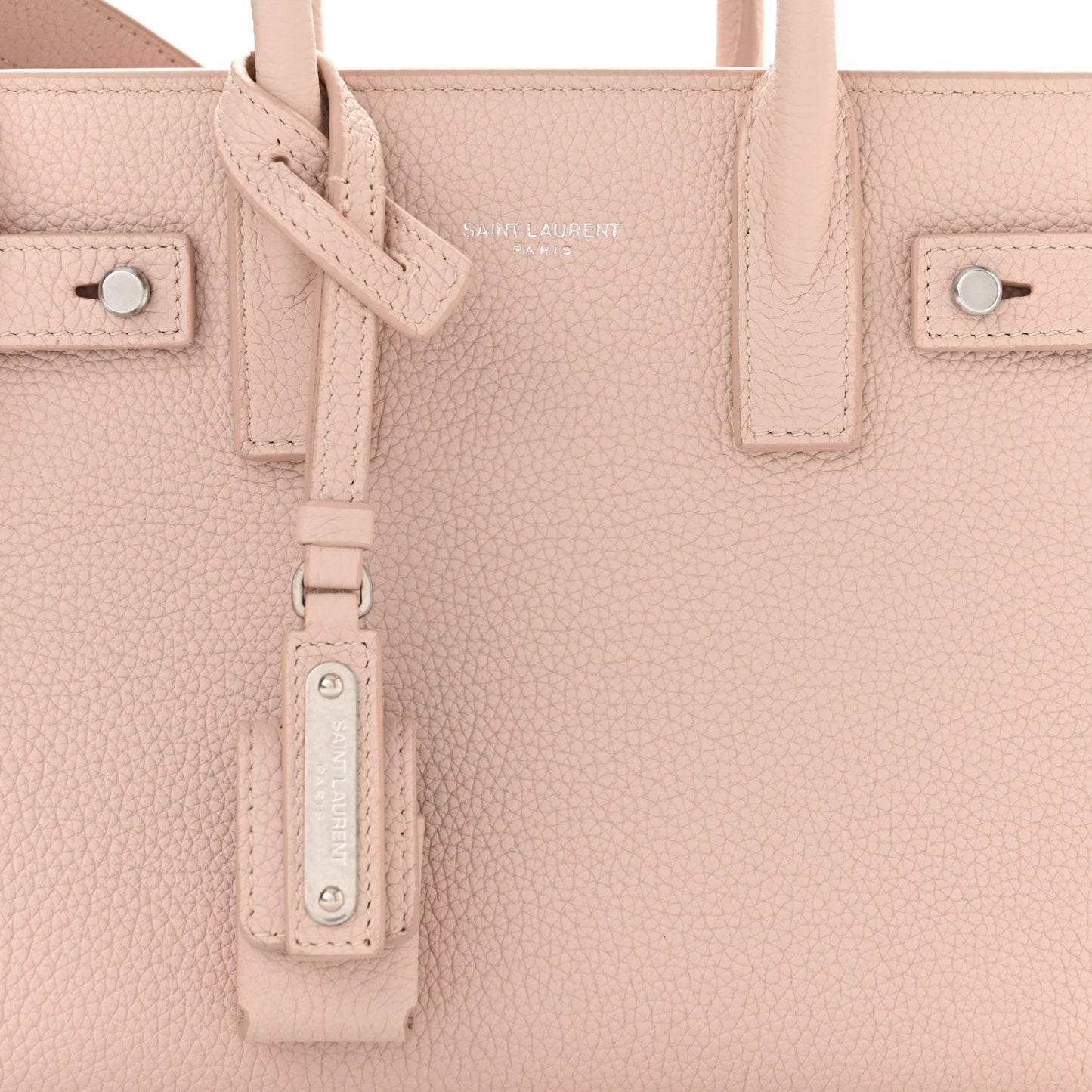 Grained Calfskin Nano Supple Sac De Jour Marble Pink