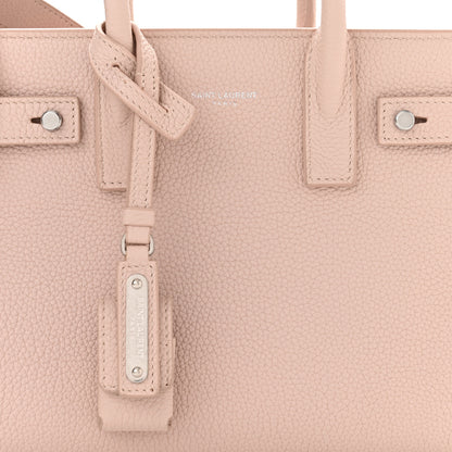 Saint Laurent Grained Calfskin Nano Supple Sac De Jour Marble Pink 8 of 11
