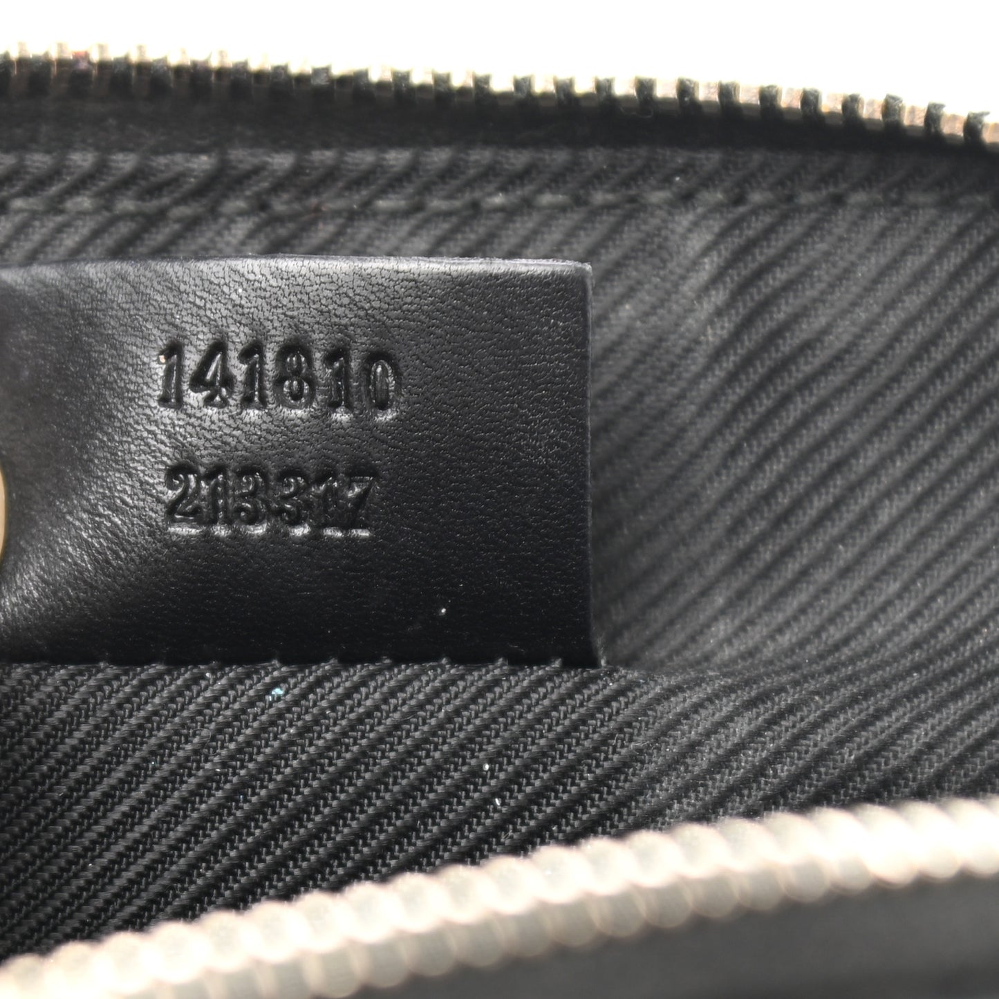 Guccissima Cosmetic Case Black