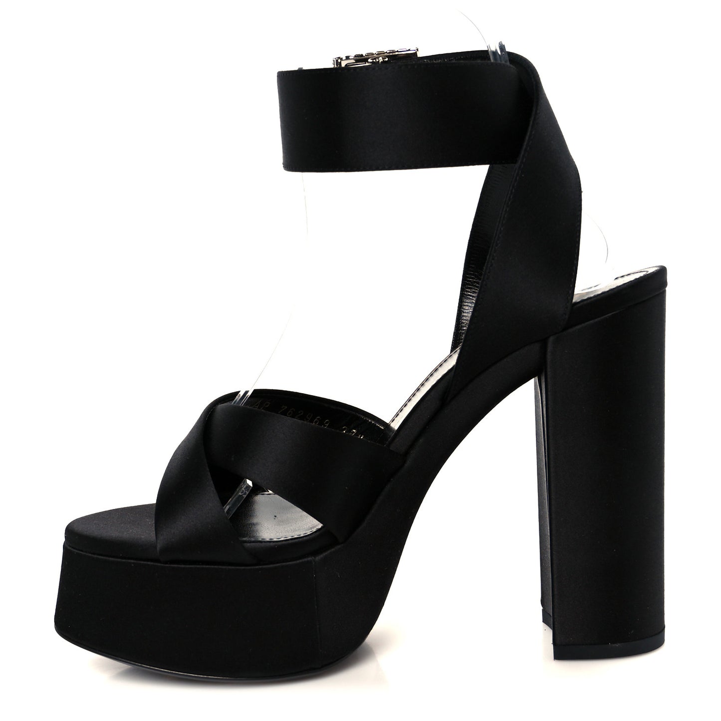 Raso Regale Jota 85 Heaven Platform Sandals 37.5 Black
