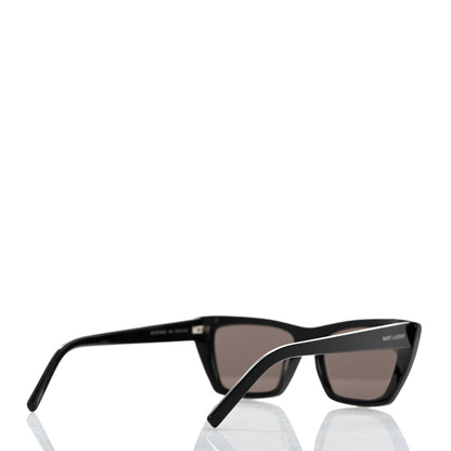 Saint Laurent Acetate Mica Cat Eye Sunglasses SL 276 Black 4 of 8