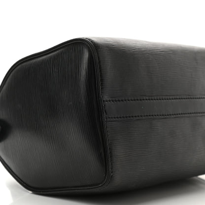 Louis Vuitton Epi Speedy 25 Black 10 of 11