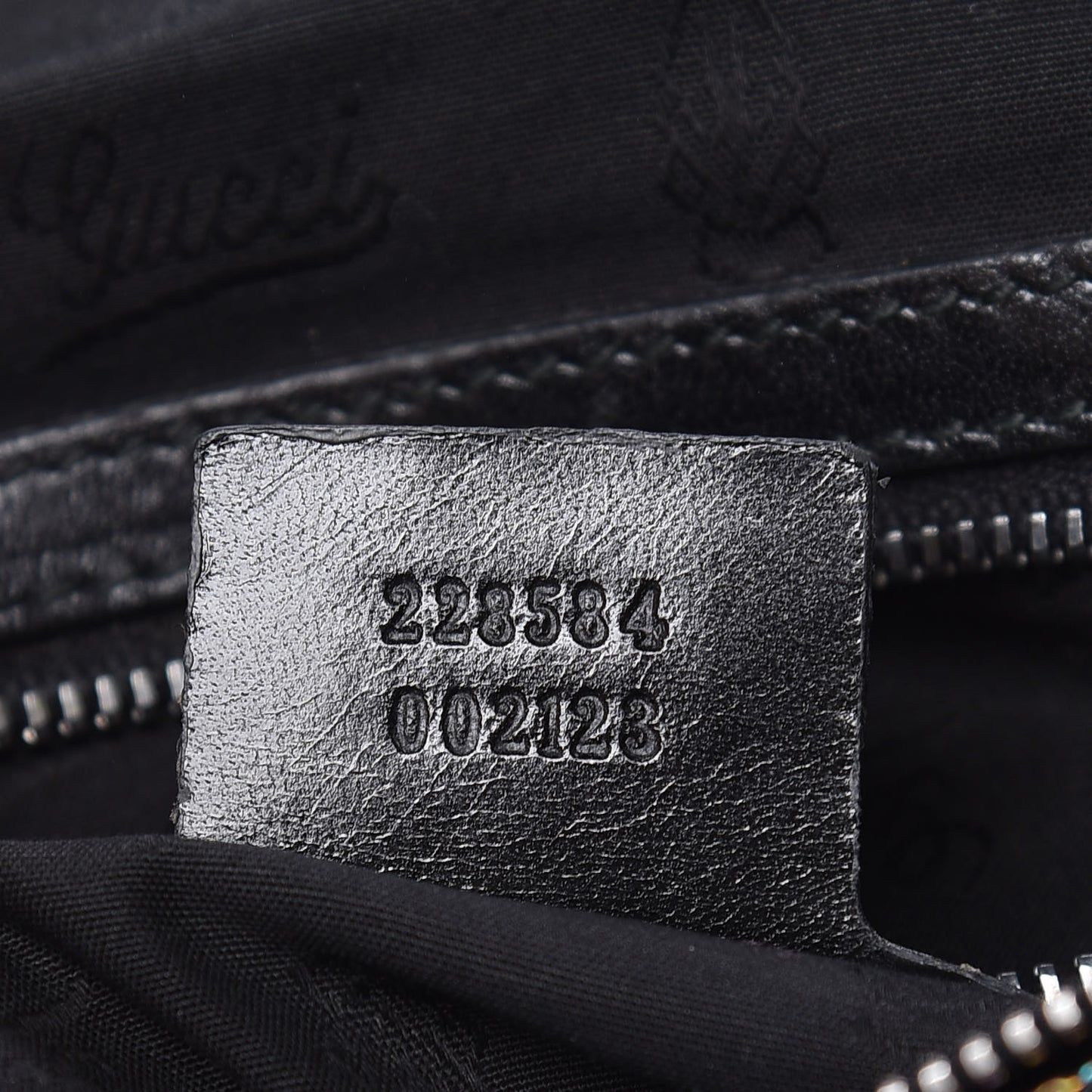 Iridescent Patent Medium Icon Bit Shoulder Bag Black