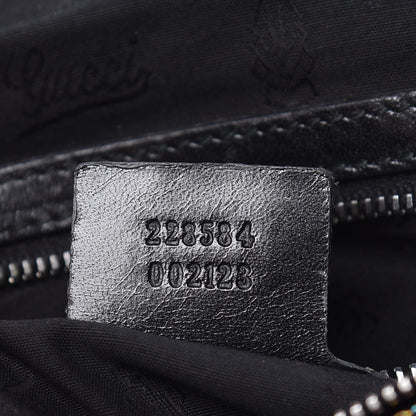 Gucci Iridescent Patent Medium Icon Bit Shoulder Bag Black 7 of 12