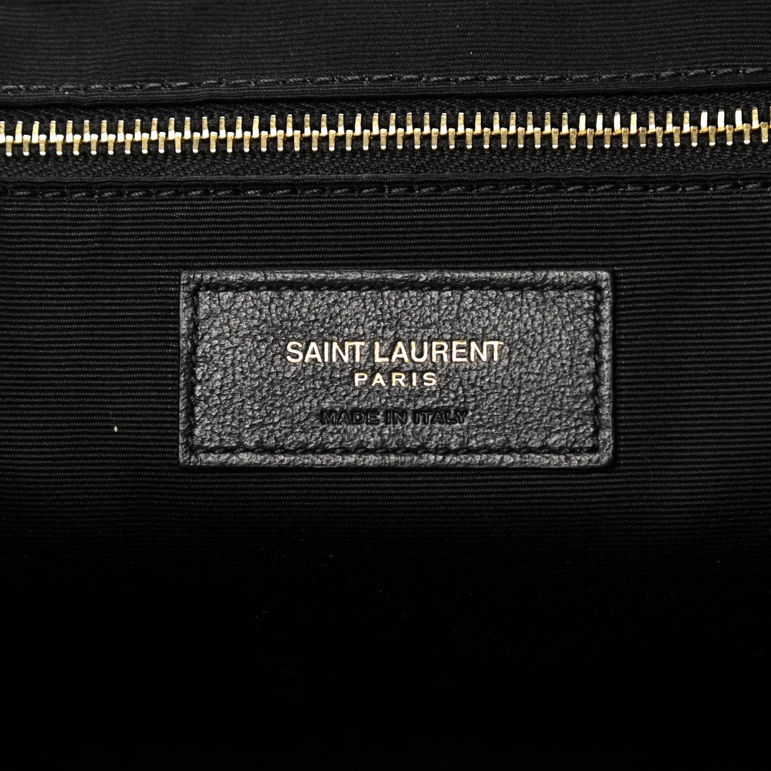 Saint Laurent Lambskin Quilted Maxi Icare Shopping Tote Black 7 of 11