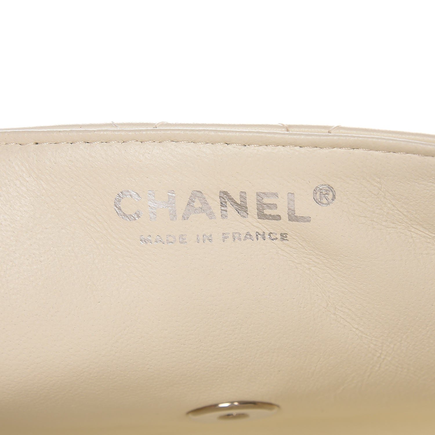 Chanel Lambskin Quilted East West Flap White 6 of 12