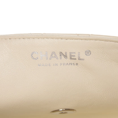 Chanel Lambskin Quilted East West Flap White 6 of 12