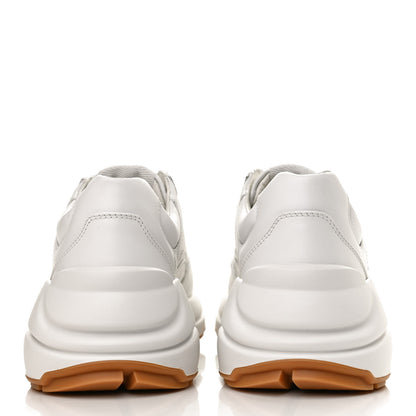 Gucci Calfskin Worldwide Womens Rhyton Sneakers 35.5 Great White 6 of 10