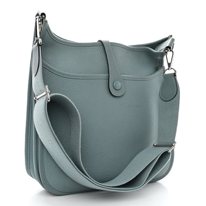 Hermes Taurillon Clemence Evelyne III PM Ciel 3 of 13