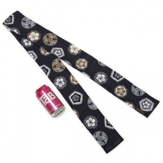 Louis Vuitton Silk Hibiscus Bandeau Blue 2 of 5