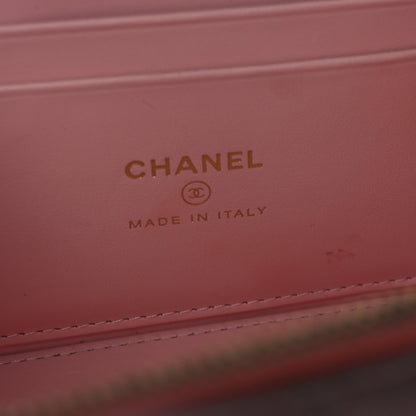Chanel Caviar Quilted  Vanity Case With Chain Pink 11 of 14