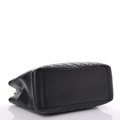 Chanel Caviar Quilted Grand Shopping Tote GST Black 4 of 7