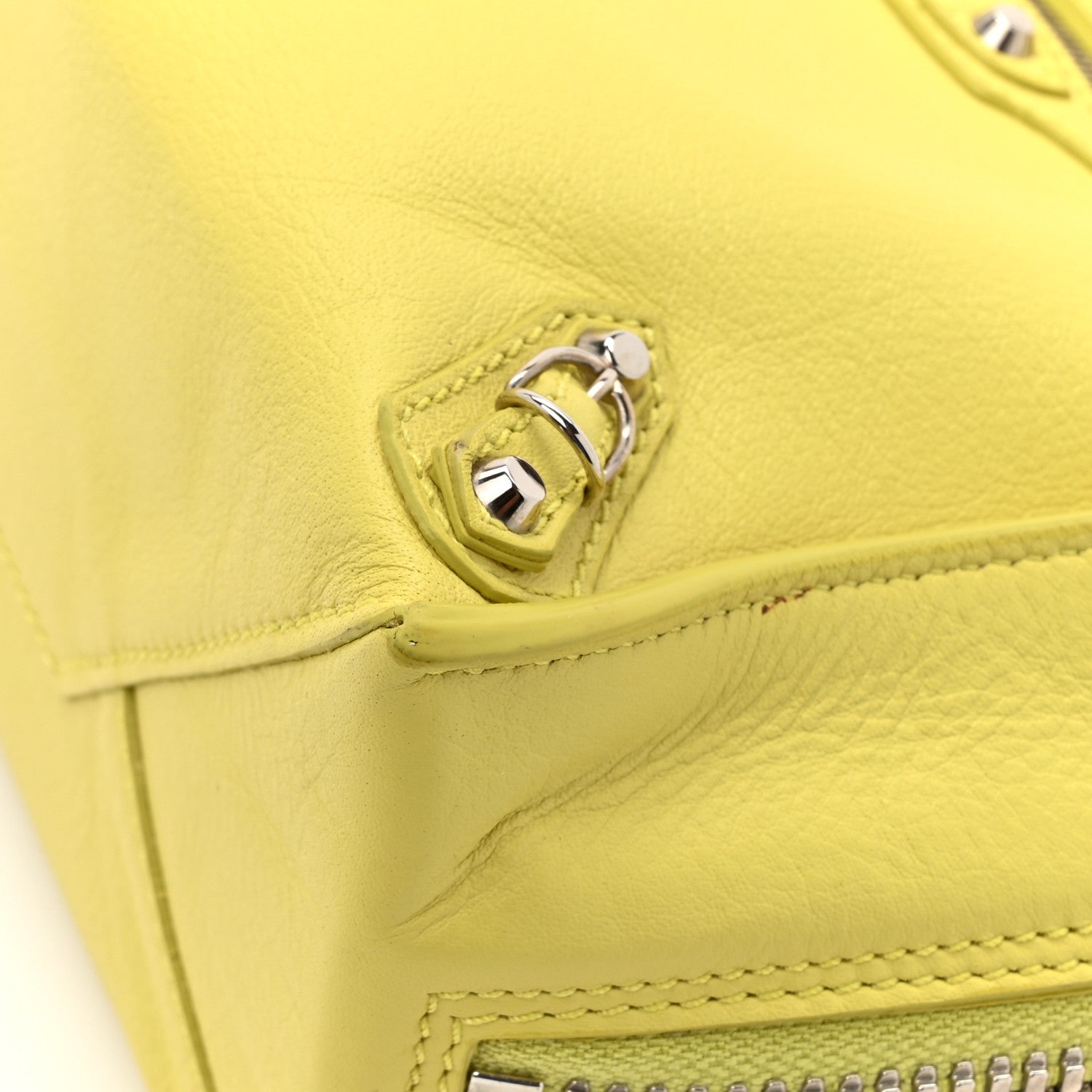 Balenciaga Calfskin Papier Mini A4 Jaune Poussin 16 of 18