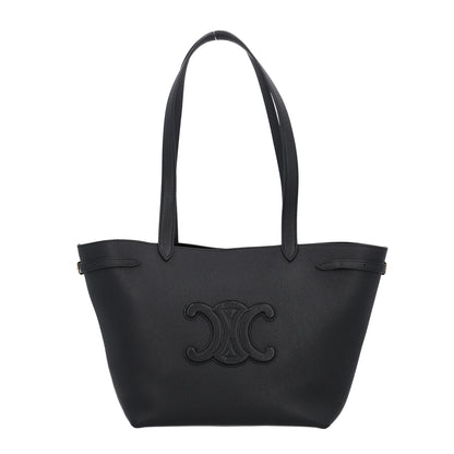 Celine Grained Calfskin Triomphe Small Cabas Anais Black 1 of 12