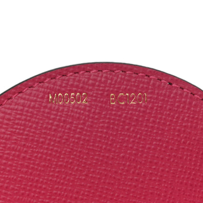 Louis Vuitton Damier Azur 2021 Christmas Animation Hollywood Bag Charm Key Ring Fuchsia 4 of 4