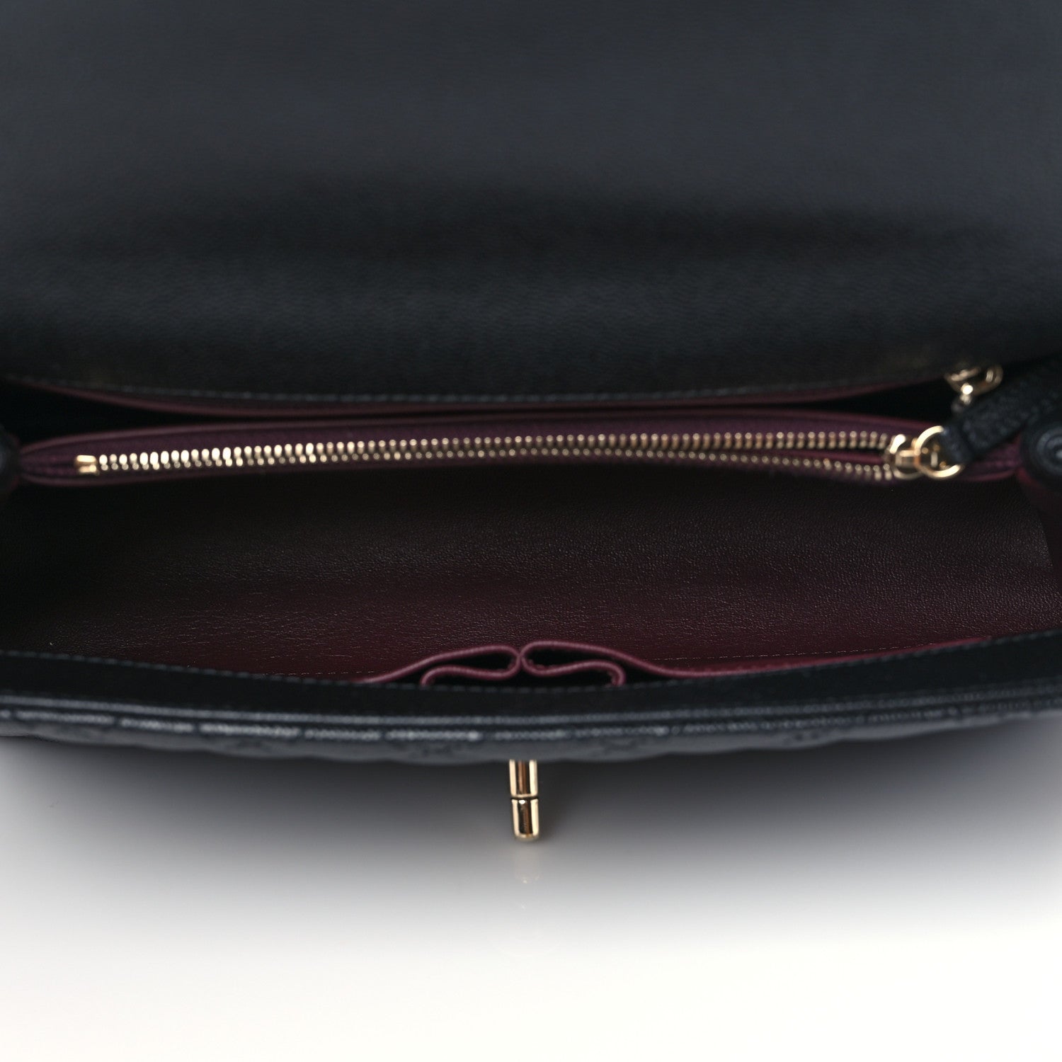 Chanel Caviar Quilted Small Coco Handle Flap Black 5 of 9