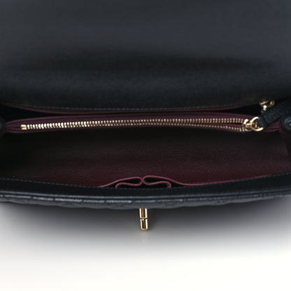 Chanel Caviar Quilted Small Coco Handle Flap Black 5 of 9