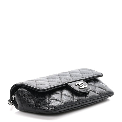 Chanel Caviar Quilted Glasses Case With Chain Black 4 of 11