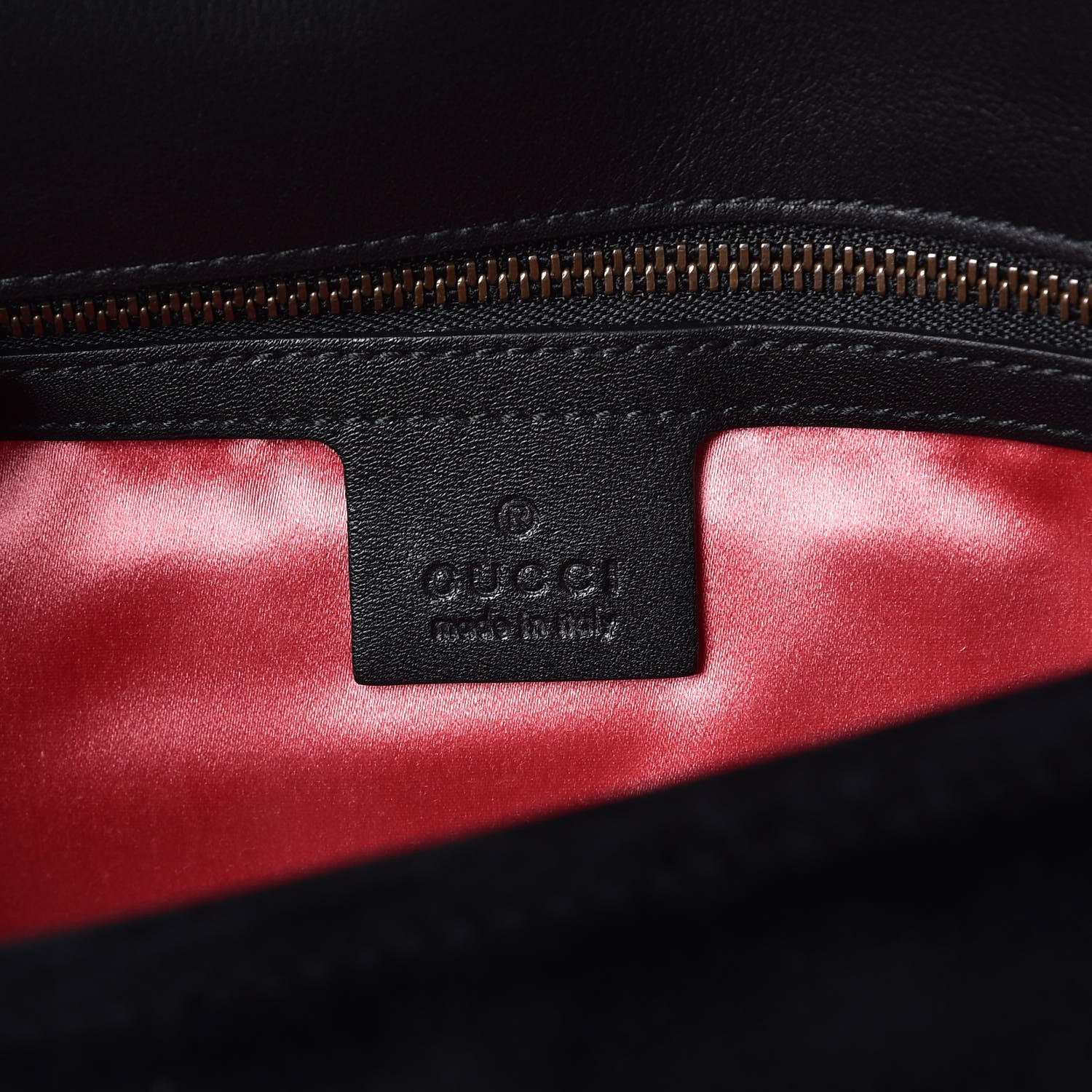 Gucci Velvet Matelasse Marquise Crystals Embroidered Small GG Marmont Shoulder Bag Black 6 of 7