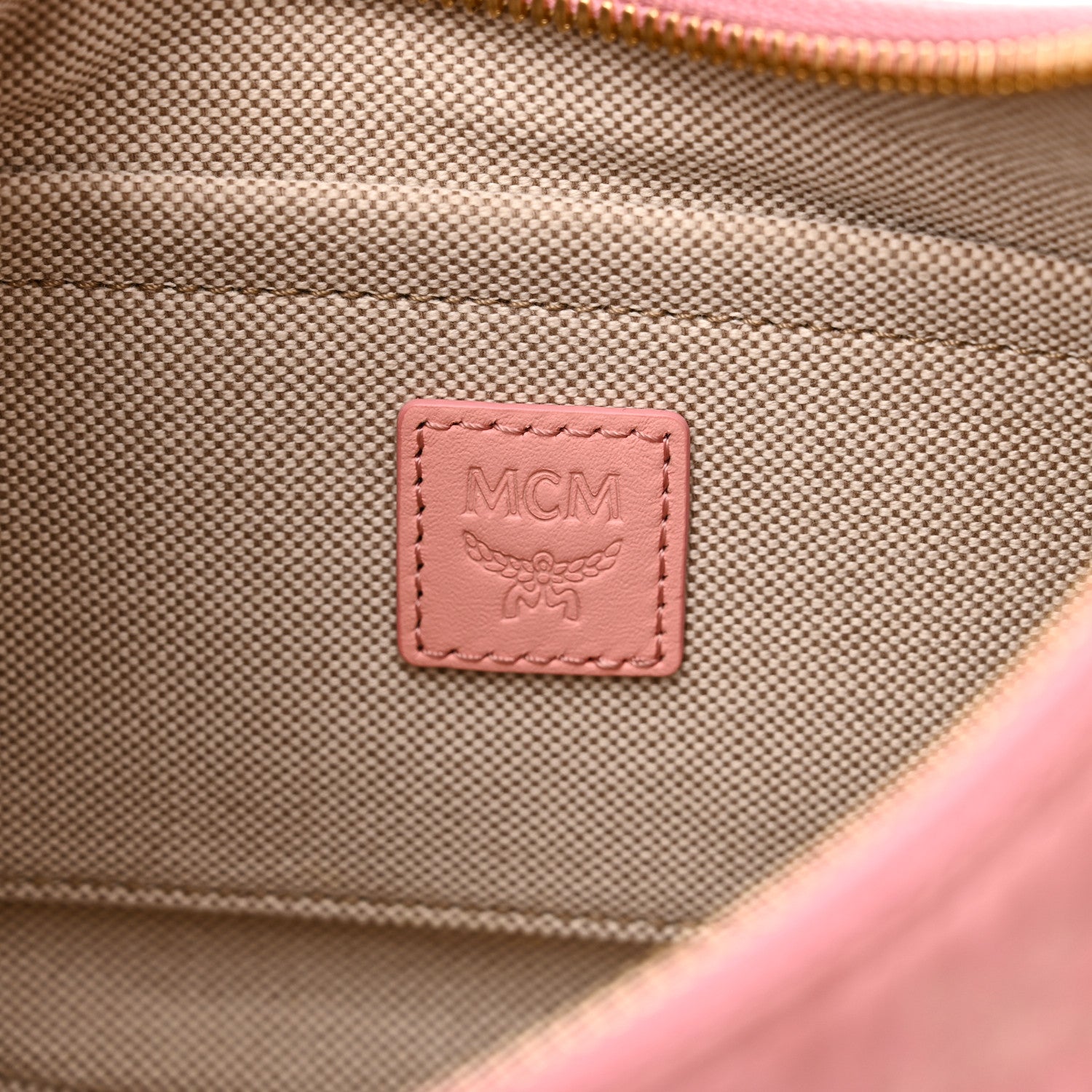 MCM Visetos Small Aren Hobo Blossom Pink 6 of 9