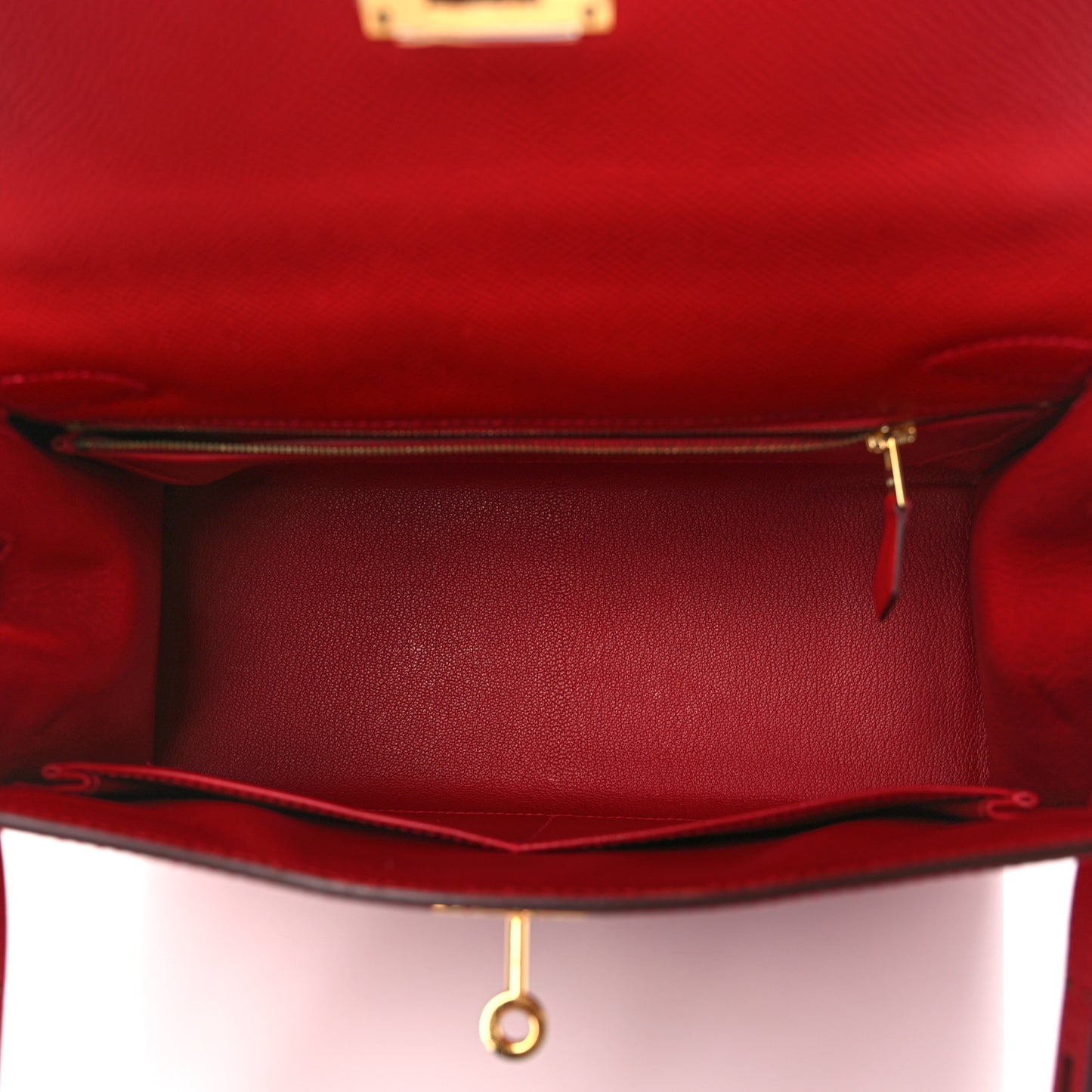 Epsom Kelly Sellier 28 Rouge Casaque
