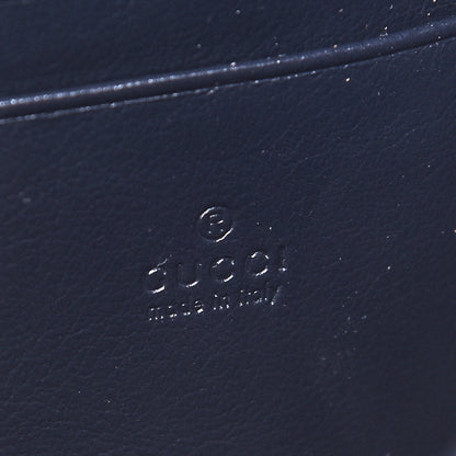 Gucci Monogram Multicolor Matelasse Diagonal GG Marmont Chain Wallet Light Blue 9 of 10