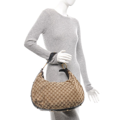 Gucci Monogram Medium Interlocking Hobo Dark Brown 2 of 7
