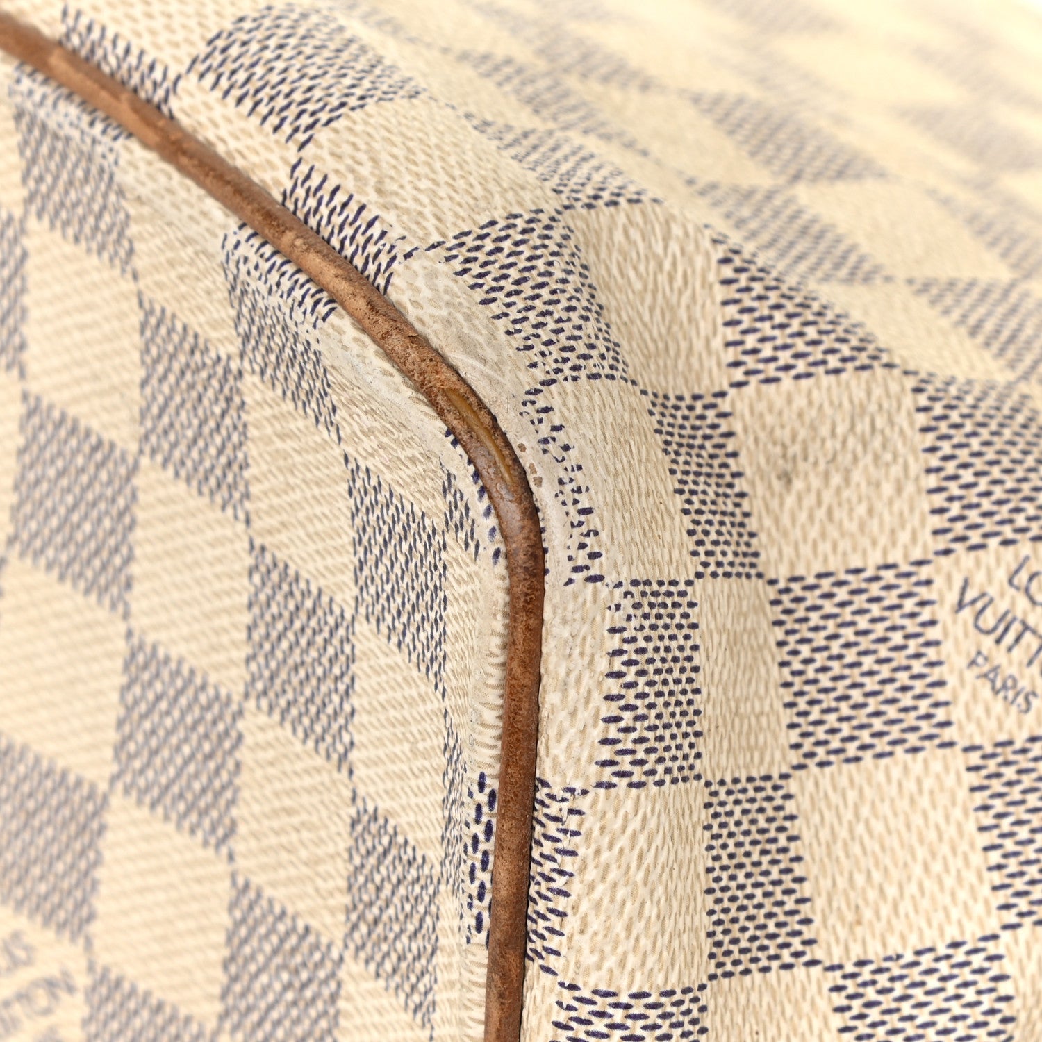 Louis Vuitton Damier Azur Saleya MM 9 of 28