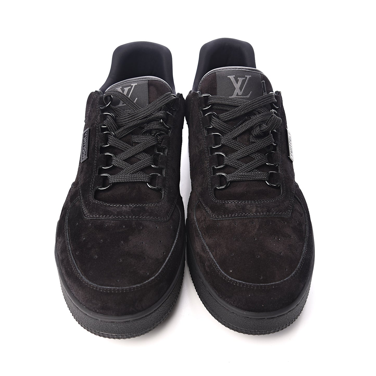 Suede Uniform Sneakers 9.5 Black