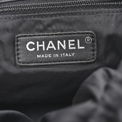 Chanel Wool Nylon Quilted Coco Neige Backpack Black Ecru 6 of 10
