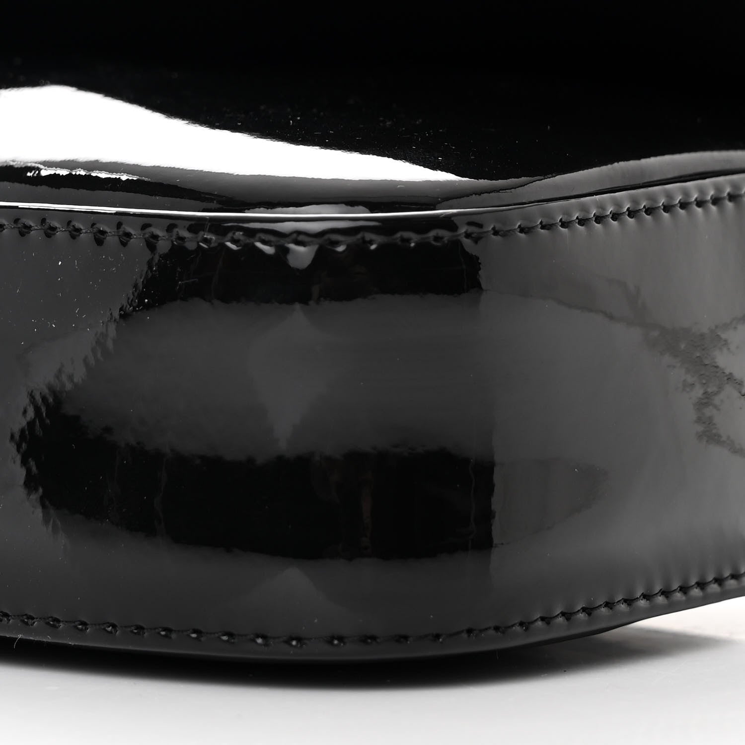 Chanel Patent Calfskin Camellia E/W Flap So Black 10 of 11