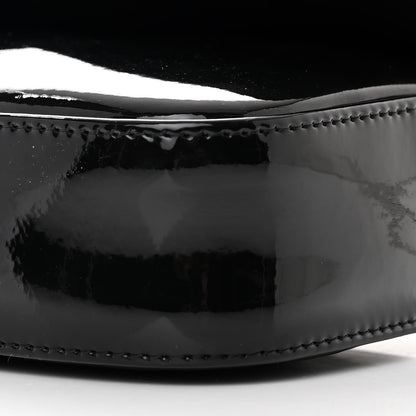 Chanel Patent Calfskin Camellia E/W Flap So Black 10 of 11