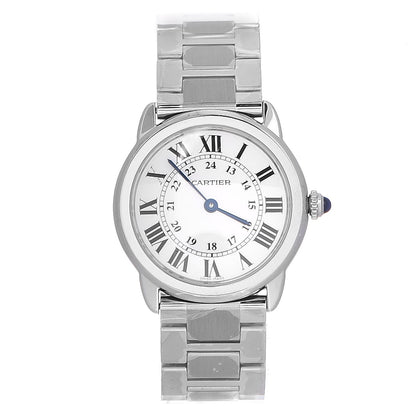 Cartier Stainless Steel 29mm Ronde Solo Quartz Watch 1 of 11
