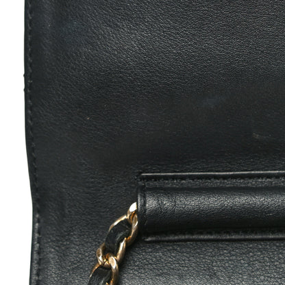 Chanel Aged Calfskin Quilted Reissue Wallet On Chain WOC Black 20 of 27