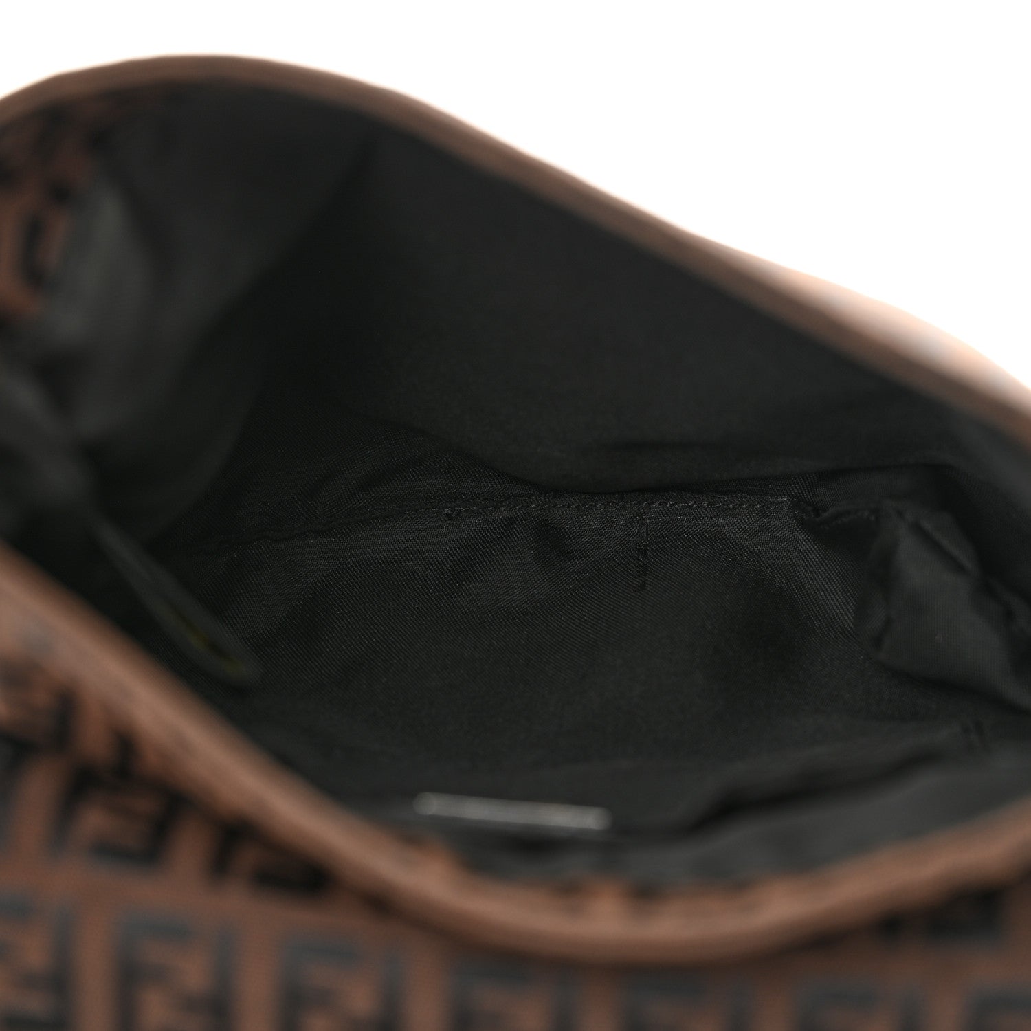 Fendi Zucchino Vitello Baguette Crossbody Tobacco Moro 5 of 12