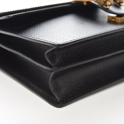 Gucci Calfskin Web Medium Dionysus Shoulder Bag Black 9 of 10