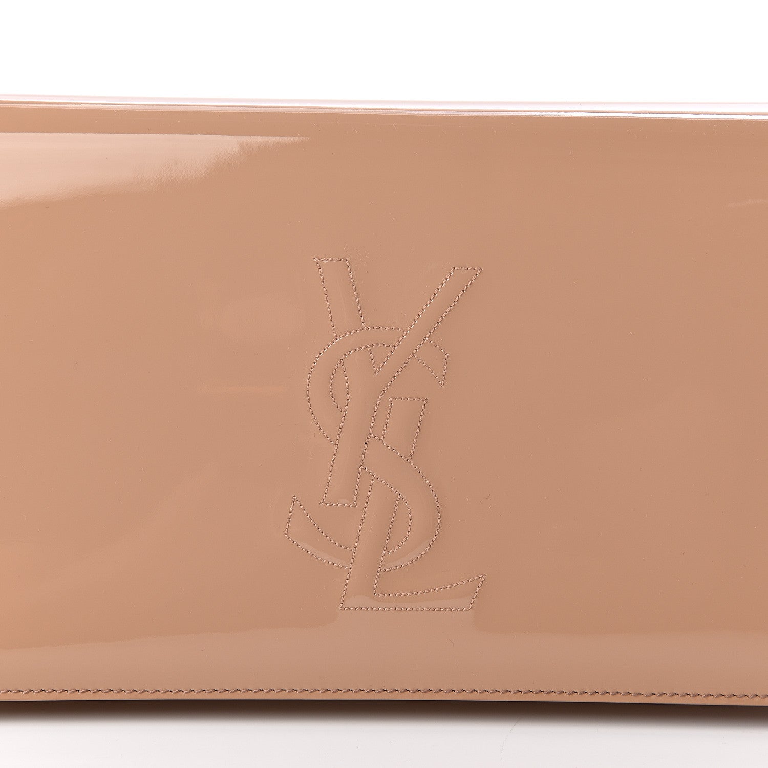 Saint Laurent Patent Calfskin Monogram Large Belle De Jour Clutch Chair 8 of 8