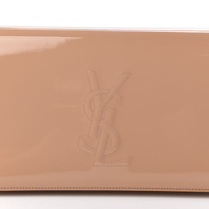 Saint Laurent Patent Calfskin Monogram Large Belle De Jour Clutch Chair 8 of 8