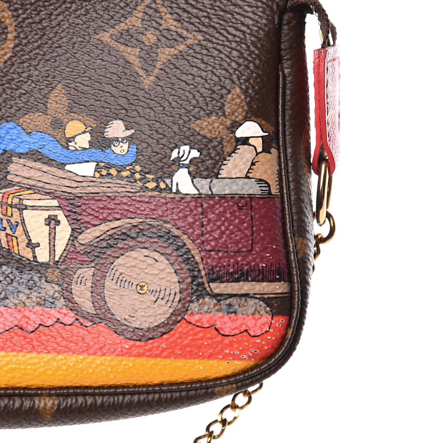 Monogram 2015 Christmas Animation Mini Pochette Accessories