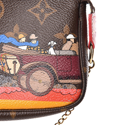 Louis Vuitton Monogram 2015 Christmas Animation Mini Pochette Accessories 10 of 12