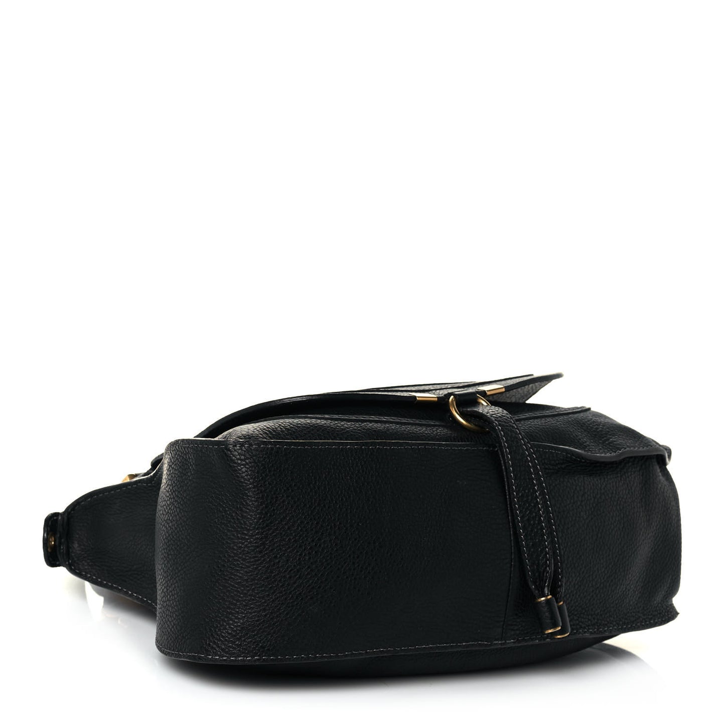 Calfskin Medium Marcie Satchel Black