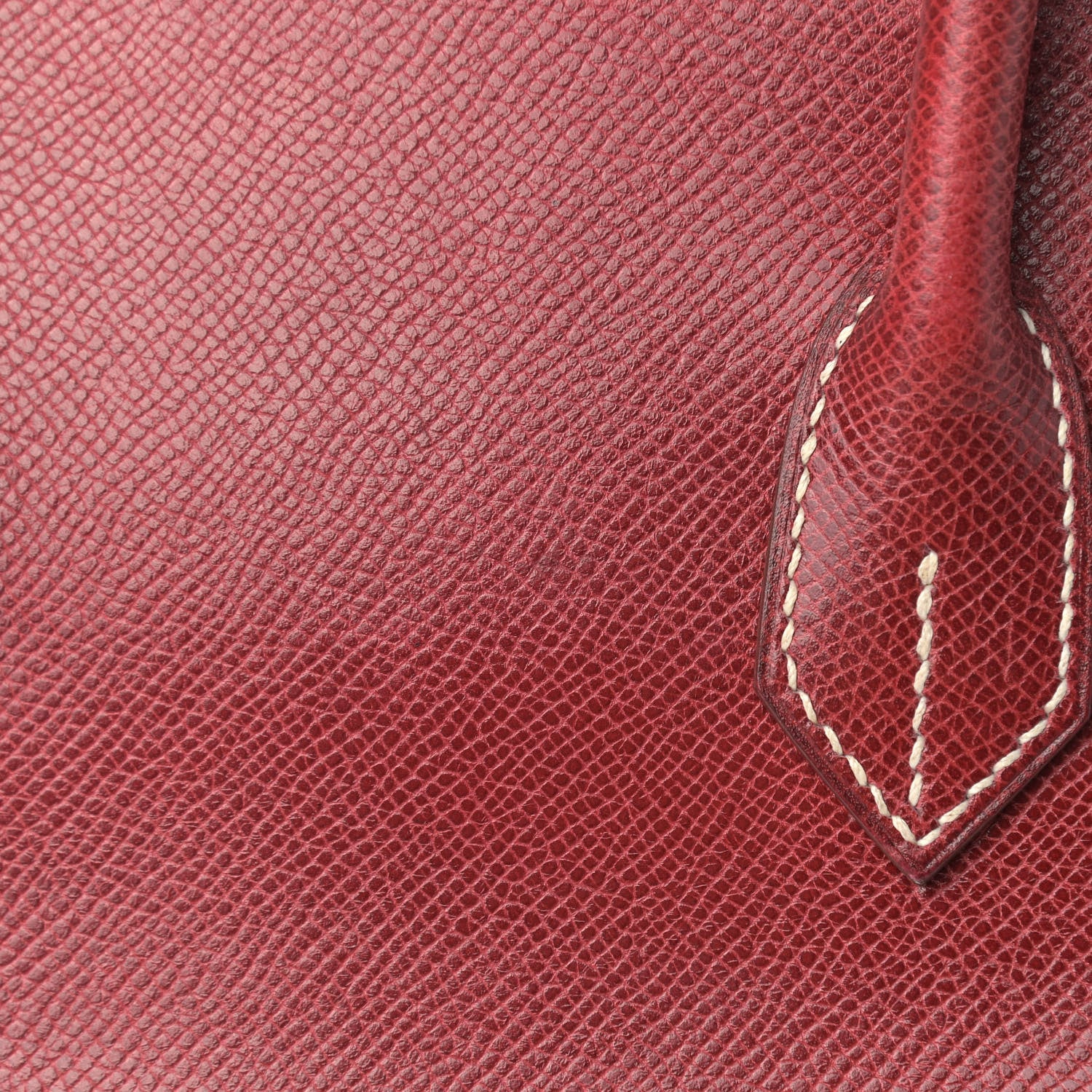 Hermes Veau Lisse Birkin 30 Rouge H 19 of 28