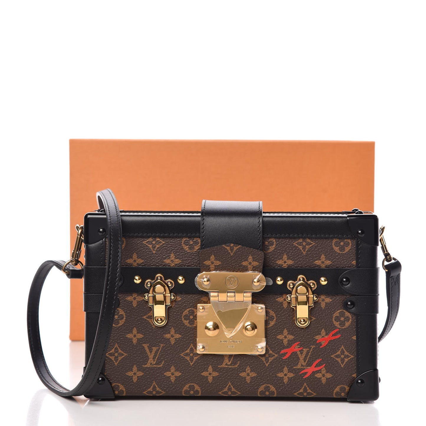 Monogram Petite Malle Black
