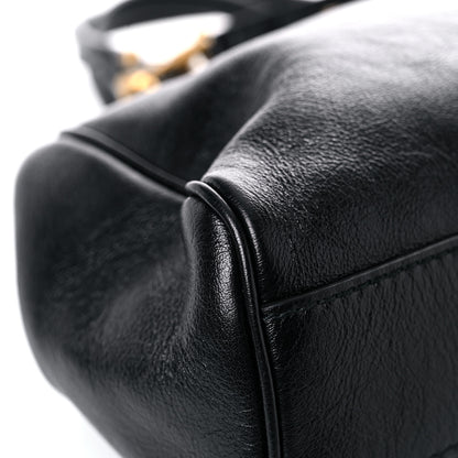 Gucci Calfskin Medium Re(Belle) Top Handle Bag Black 10 of 14