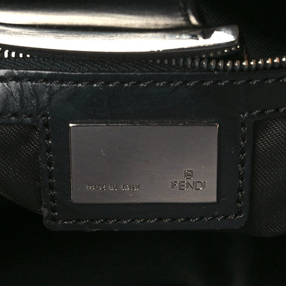 Fendi Zucchino Vitello Shoulder Bag Black 5 of 8