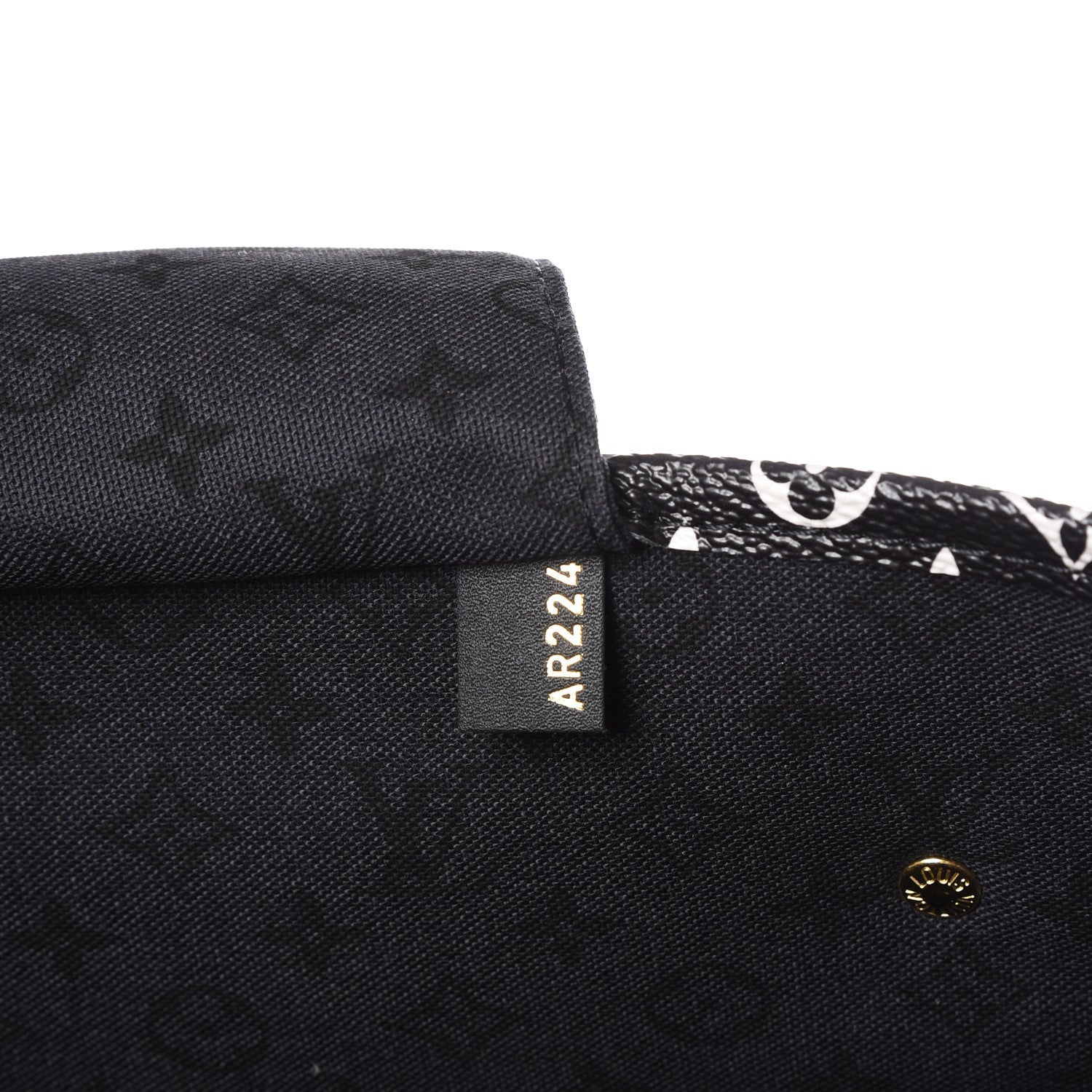 Louis Vuitton Monogram Giant Crafty Neverfull MM Creme Rouge Black 10 of 11