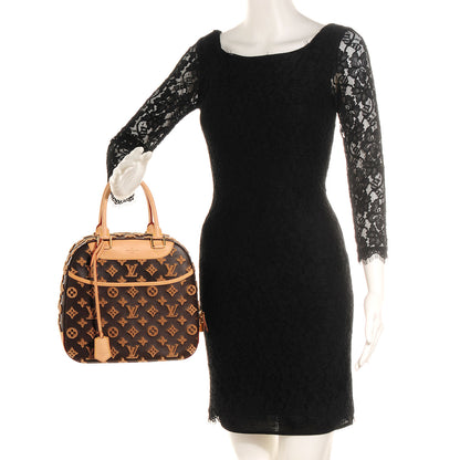 Louis Vuitton Monogram Tuffetage Deauville Cube Caramel 2 of 7