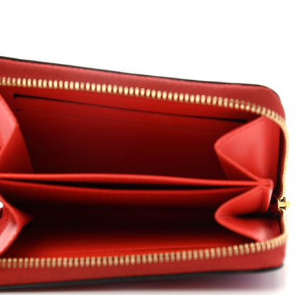Louis Vuitton Metallic Vernis Degrade Zippy Coin Purse Pink Red 5 of 7