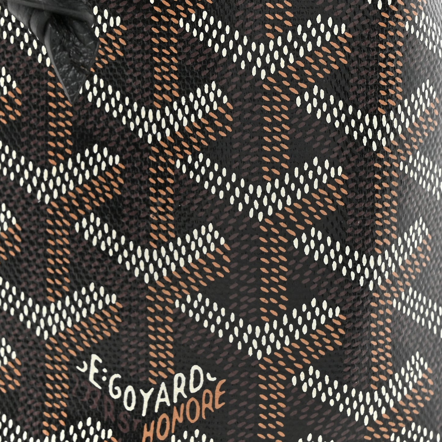 Goyardine Petit Flot Bucket Bag PM Black